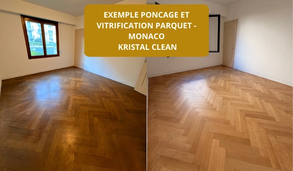 poncage et vitrification parquet MONACO