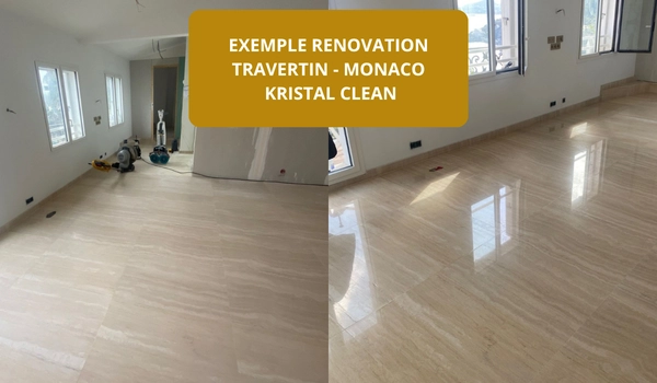 renovation travertin MONACO